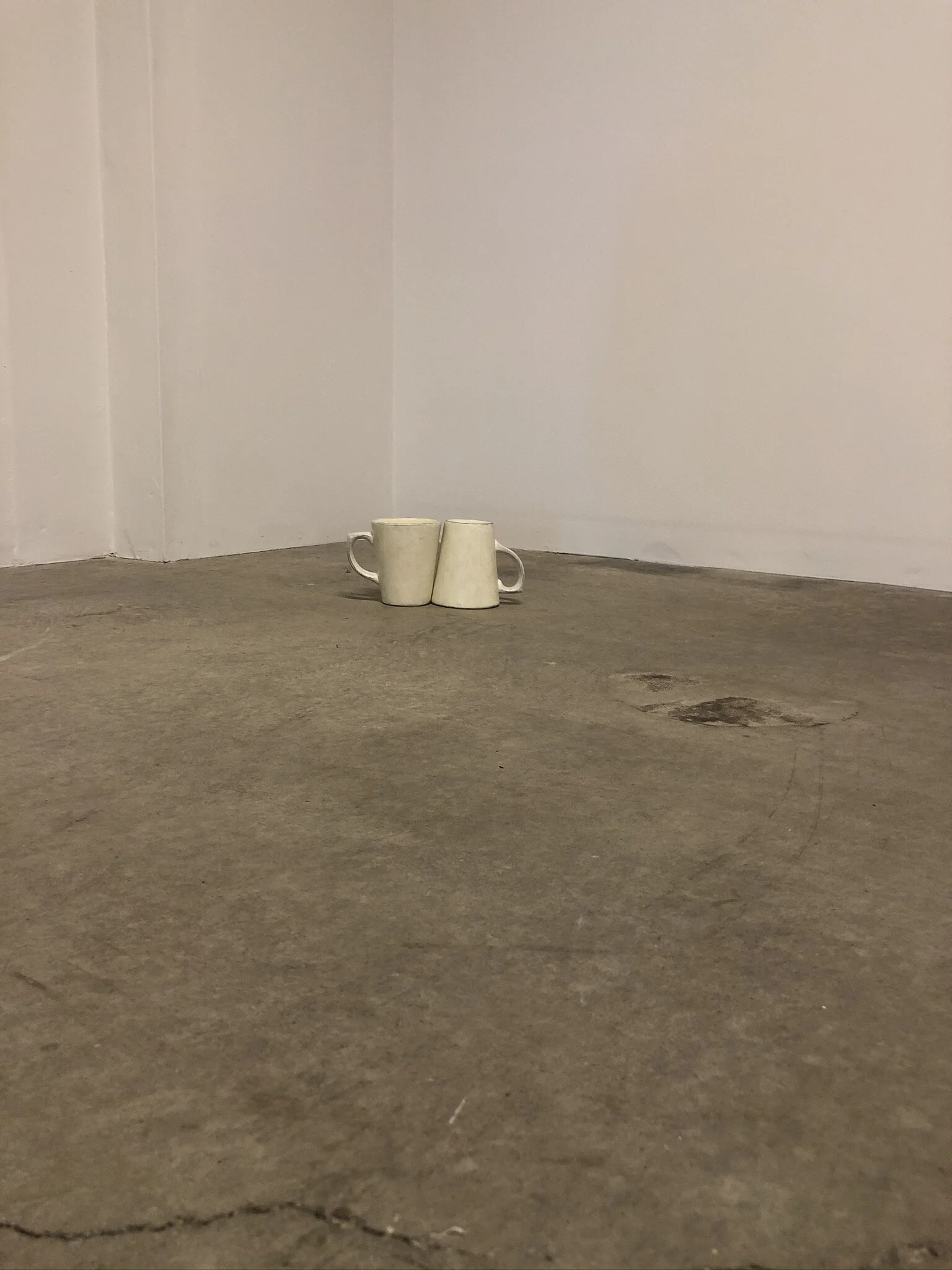  Allan Graham / Toadhouse TIDE (two ideas defining emptiness) Oil on cast bronze 8 ½ x 3 ⅛ x 3 ¾ 1994    