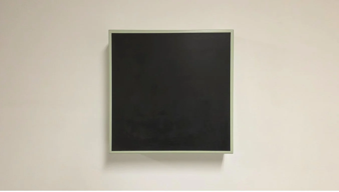 Stuart Arends Celadon 15 1989 18 x 18 x 4 ¾ inches Latex paint and wax on wood