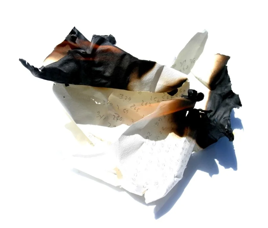Gloria Graham Numbers in Flame 1 of 3 2007 46.5 x 46.5 inches Pigmented ink on archival paper