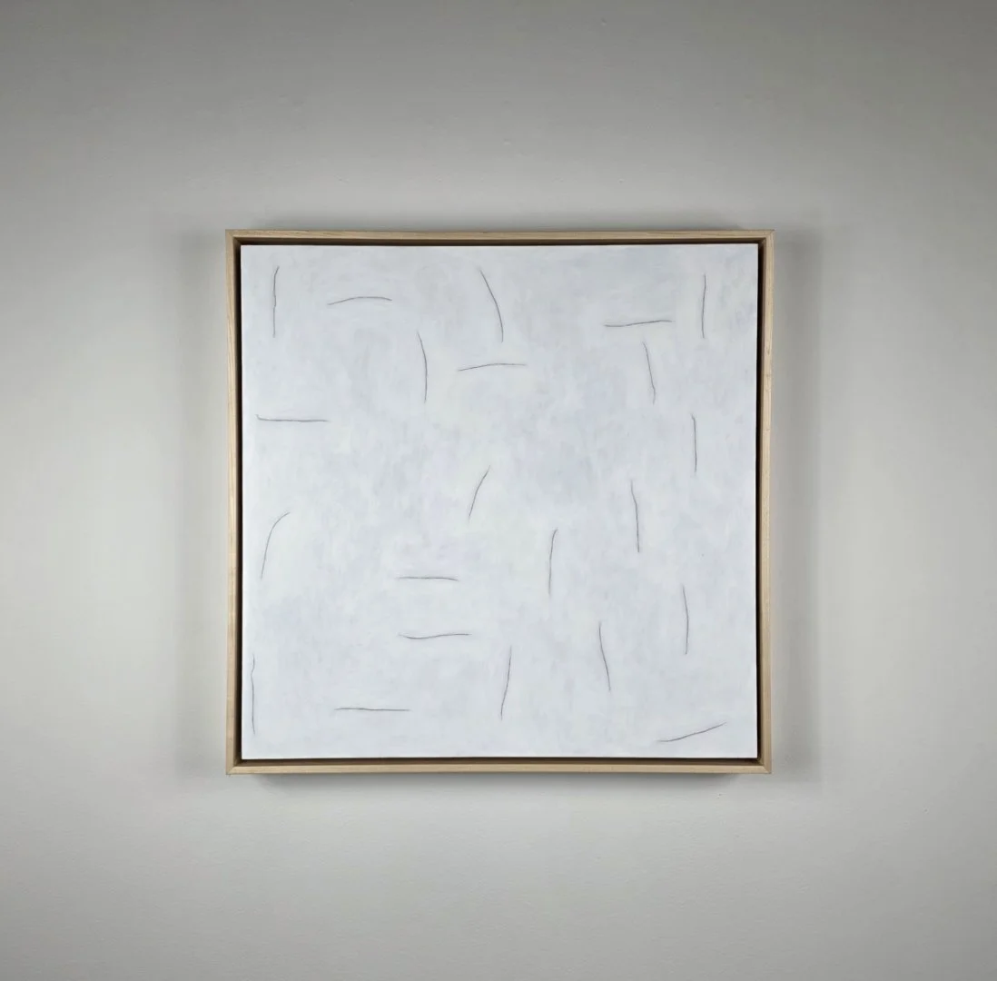  Wes Mills untitled 2025 20 x 20 inches oil paint, graphite, on panel 