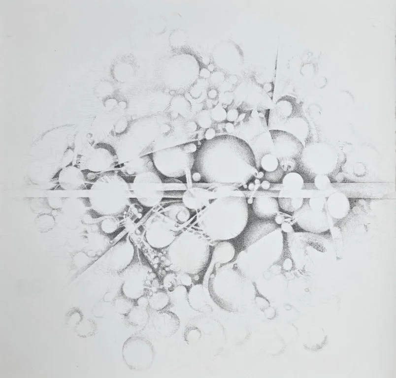  Christine Taylor Patten Interregnum (Peace Preliminary #50) 2025 11 ½ x 11 inches&nbsp; Crowquill, ink, paper    