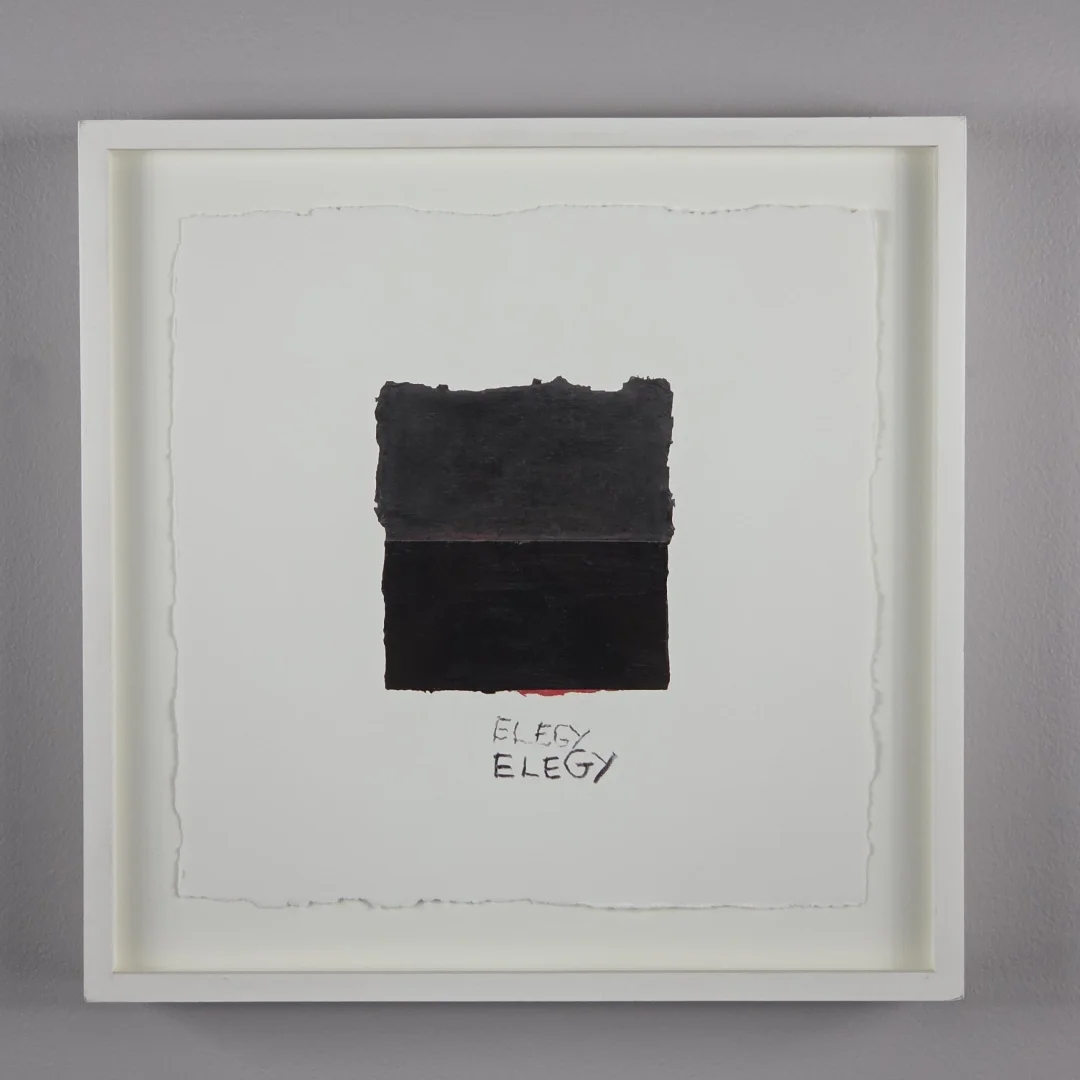  Harmony Hammond Double Elegy 2007 12 x 12 inches Hand lithograph and digital print on Hahnemühle German Etching paper | edition of 60 