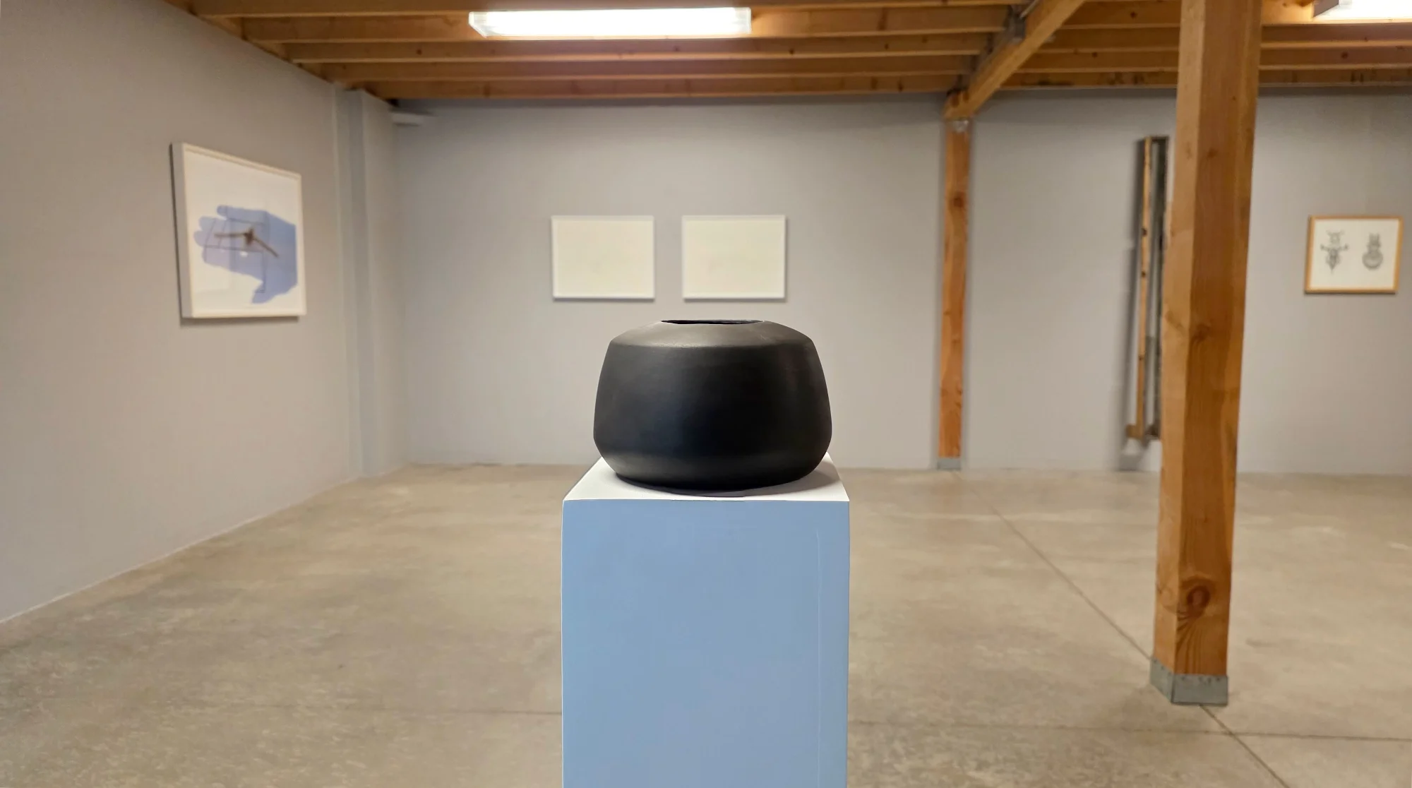  Johnny Ortiz-Concha&nbsp; (Bulb Vessel #2) Fired New Moon 11.20.2025 4 ¾ x 7 inches wild pitfired micaceous clay, elk marrow, and beeswax 
