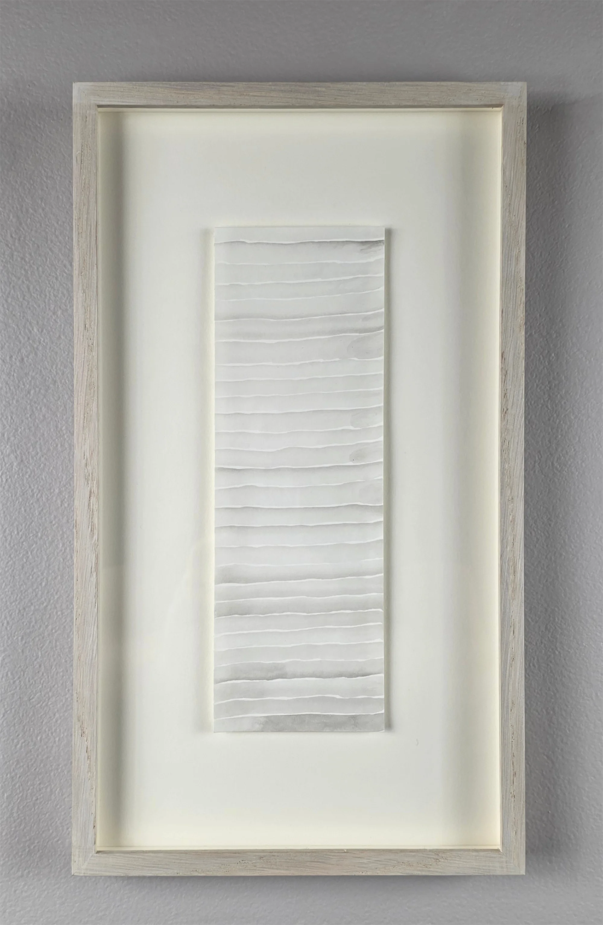  Utako Shindo Untitled 2024 9 x 3 inches sumi ink on paper 