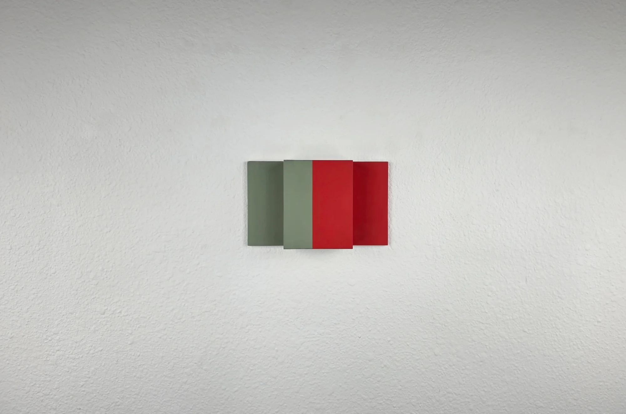  Stuart Arends Unfolded A-18 2002-04 4 ½ x 7 ½ x 1 ¾ inches Oil paint on anodized aluminum 