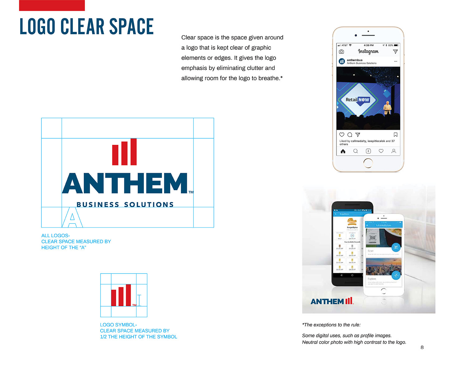 Anthem Brand Style Guide Page