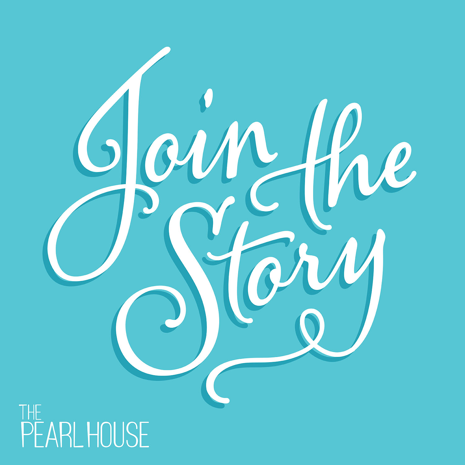  A type graphic designed for a promotional event for The Pearl House. 