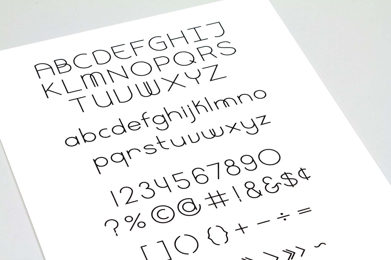 Thinmint: Custom Typeface Design