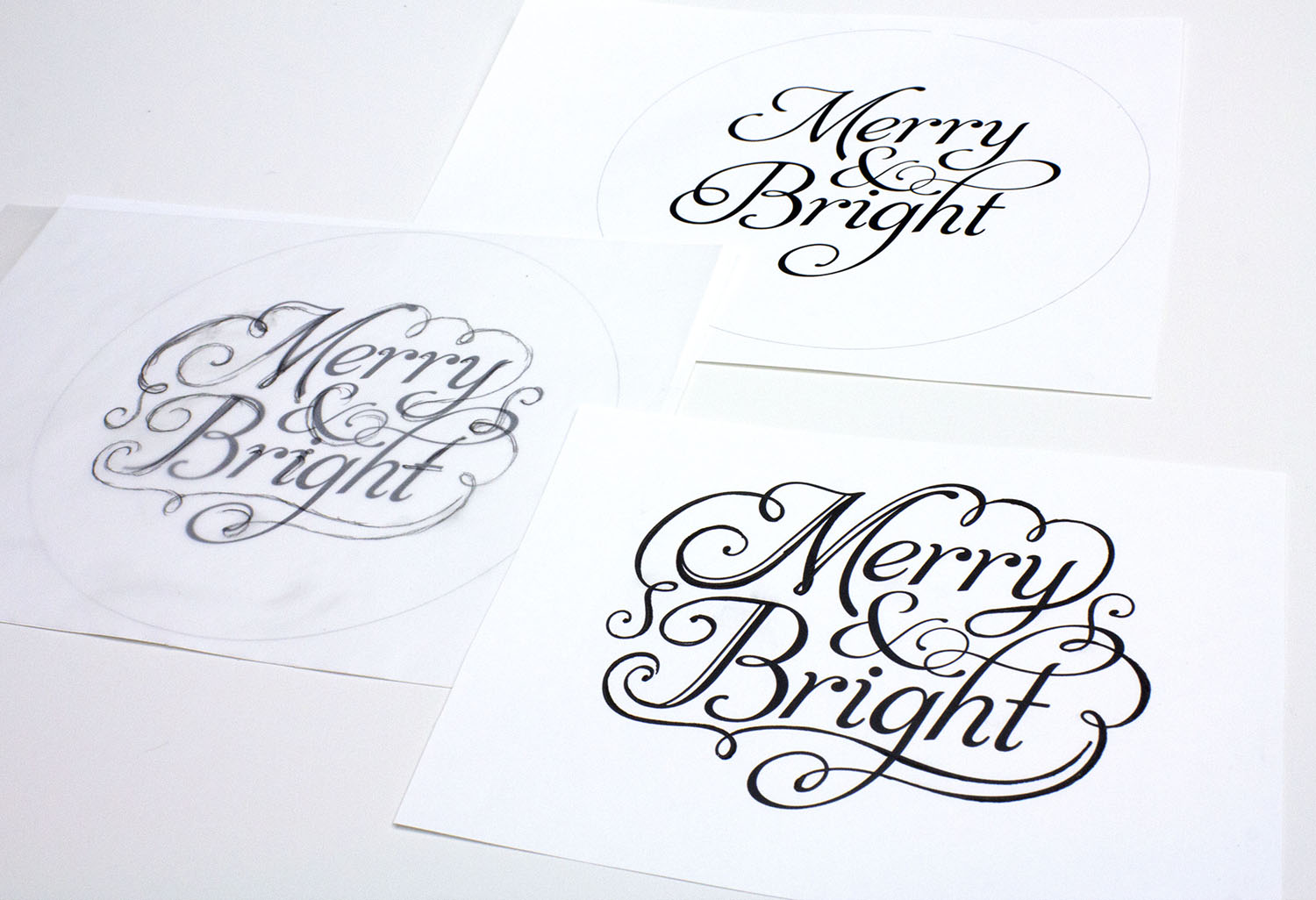 Christmas Type Illustration