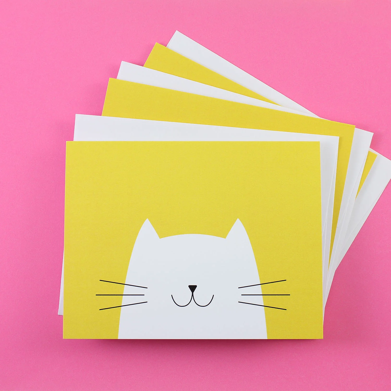 Mod Cat Notecards