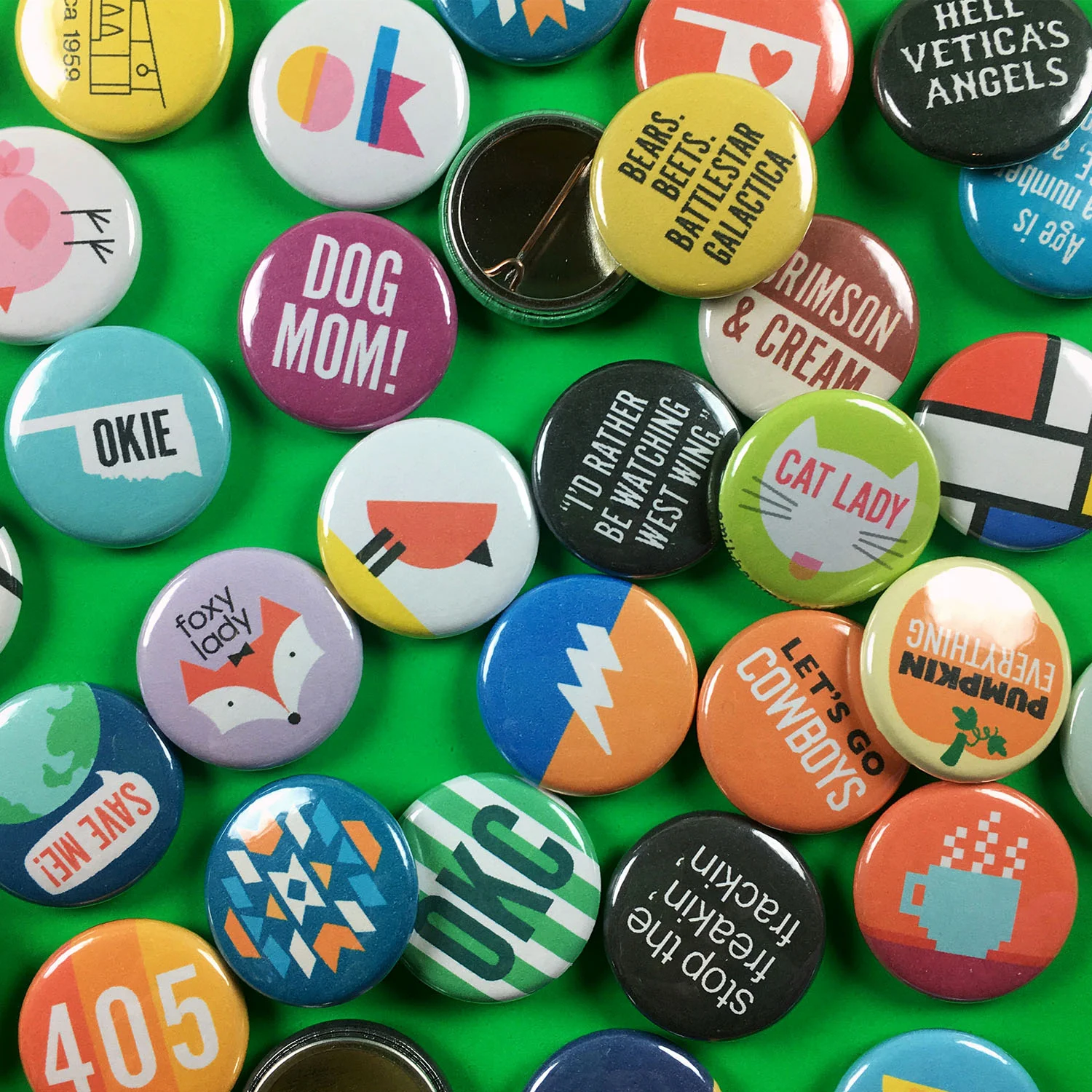 Pin-back Button Designs