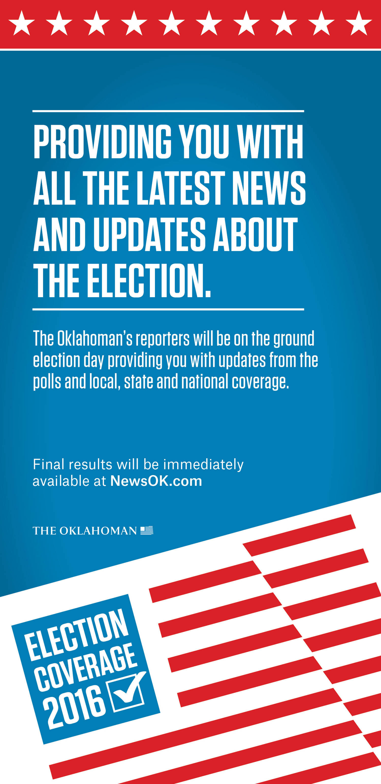 Election Coverage Advertisement for the Oklahoman