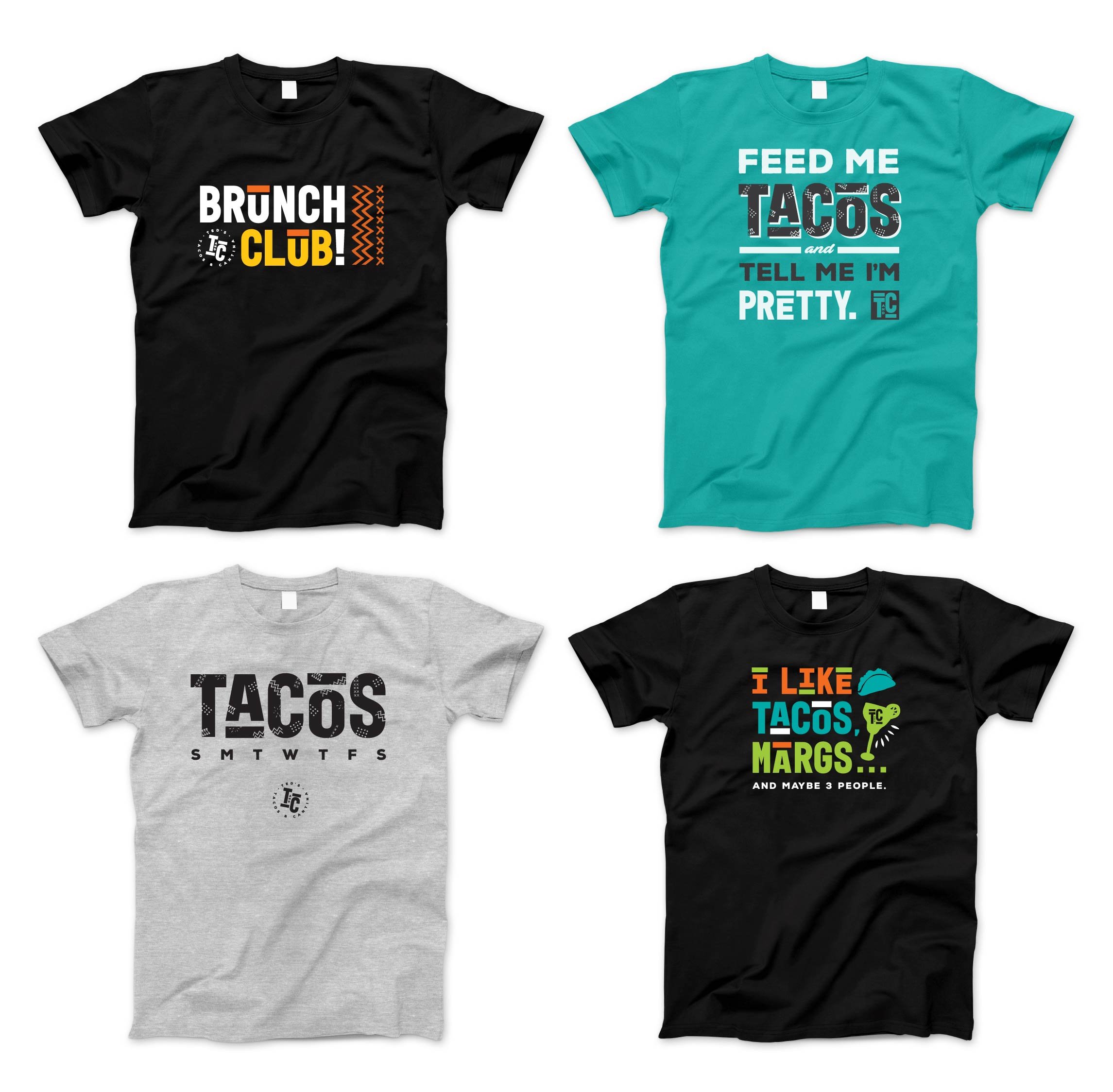 Ted's Tacos and Cantina T-Shirt Designs
