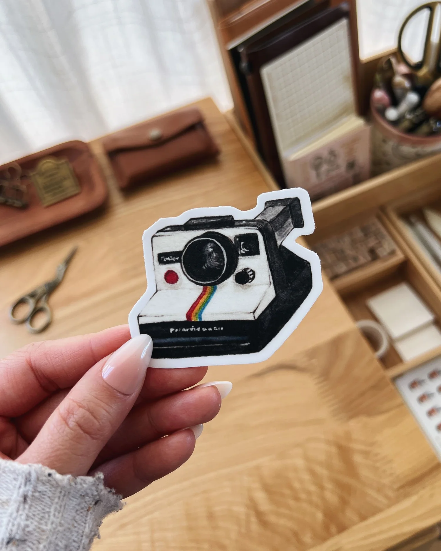 Polaroid Camera Vinyl Sticker — Sarica Studio