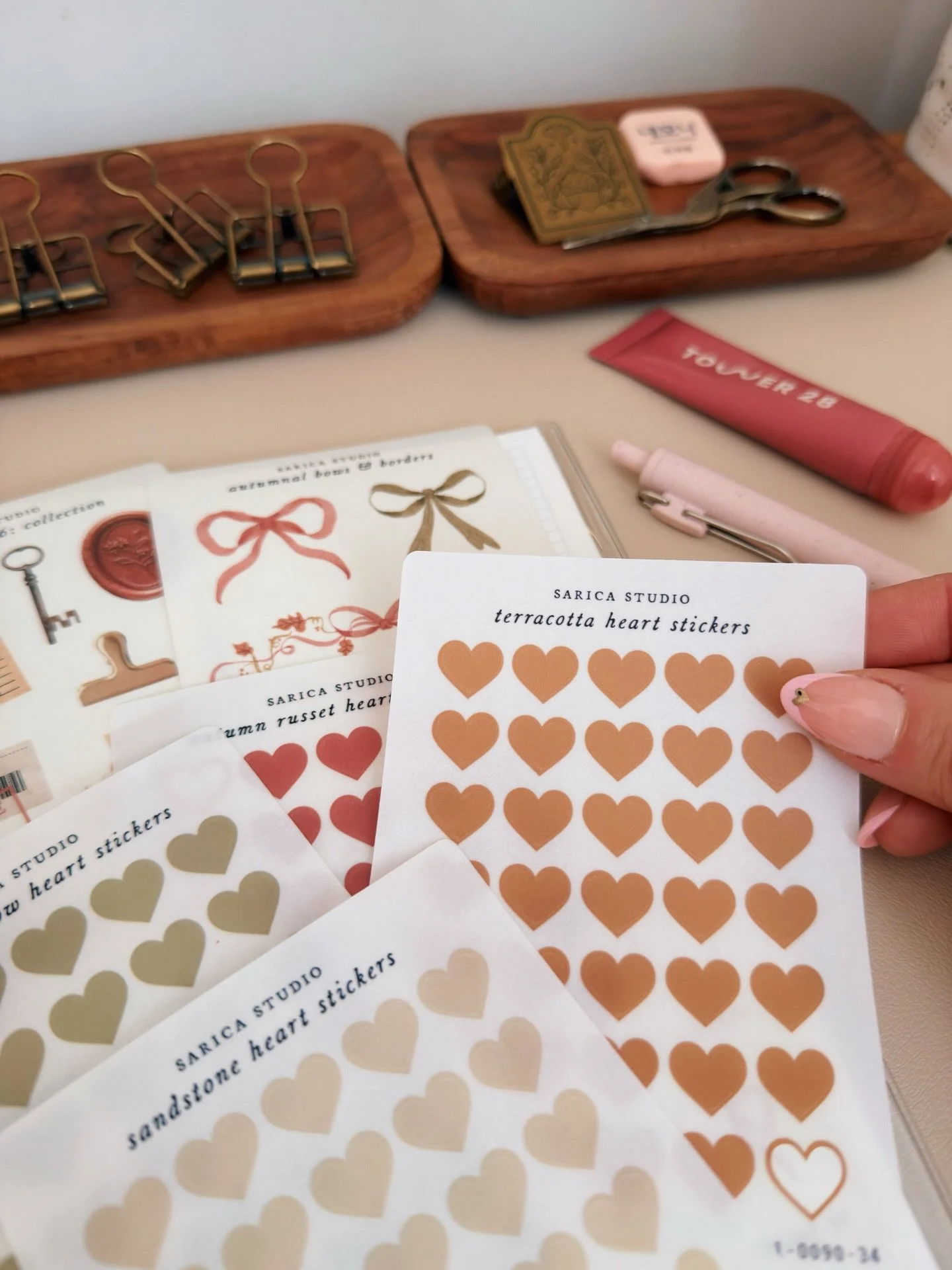 Happy Valentine&rsquo;s Day! I&rsquo;m celebrating with a bit of heart deco in my journal 💝 do you celebrate?

We&rsquo;re also having a Lunar New Year Sale as well so you can get the stickers and notebooks in this post (and everything else in the s