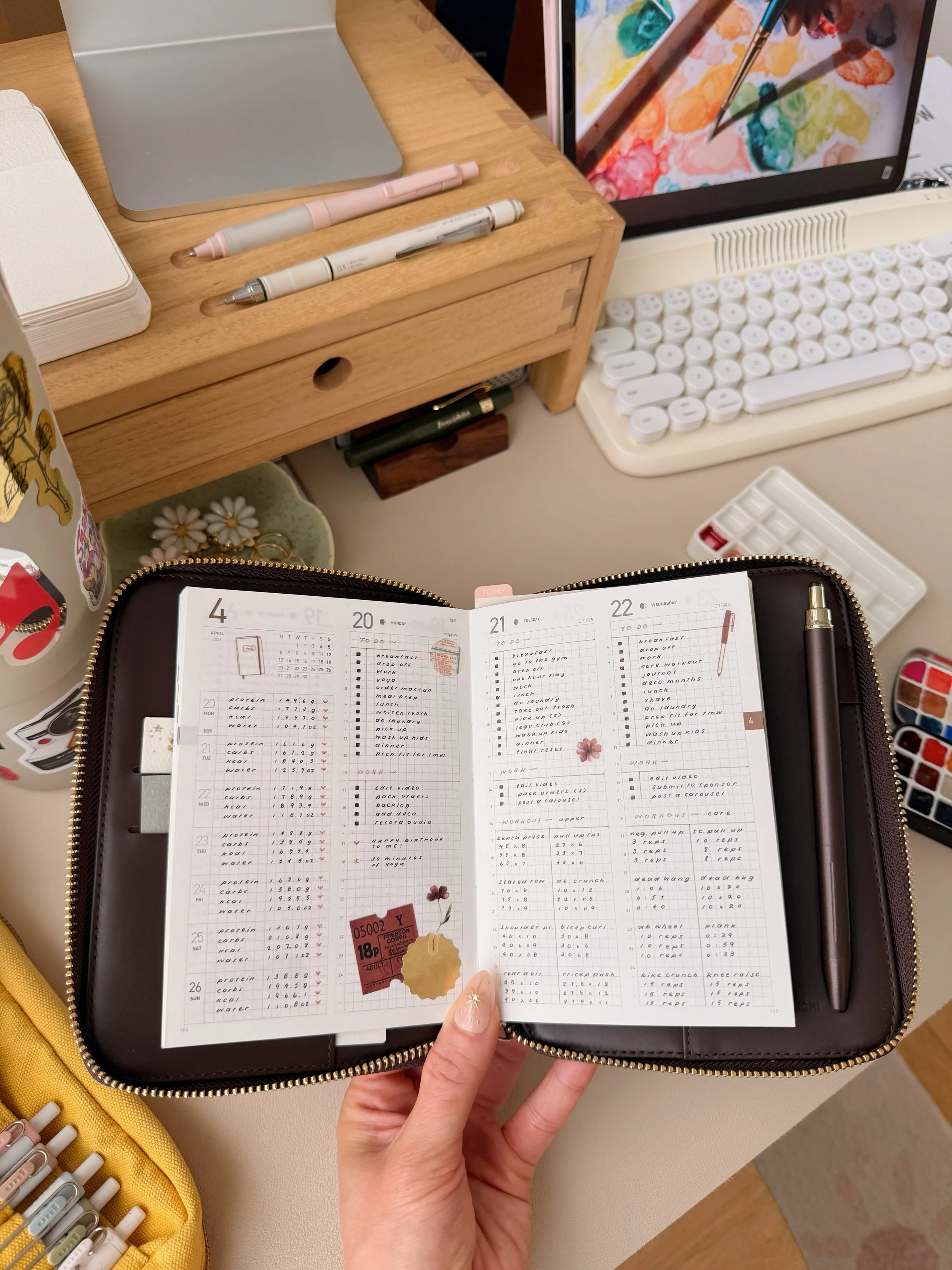 Last week in my planner 📔 I am once again in shock about how quickly the month flew by. April was a whirlwind and things don&rsquo;t seem to be slowing down anytime soon! 😮&zwj;💨

I just showed a tour of my entire journal ecosystem on my channel s