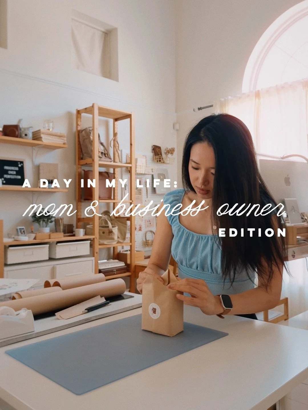 The days are long but the years are short 🥹 This is just a fraction of what actually happens on a day to day basis as I try to balance family, business, and self-care. The details vary, but generally I start my day with movement, get the kids ready,