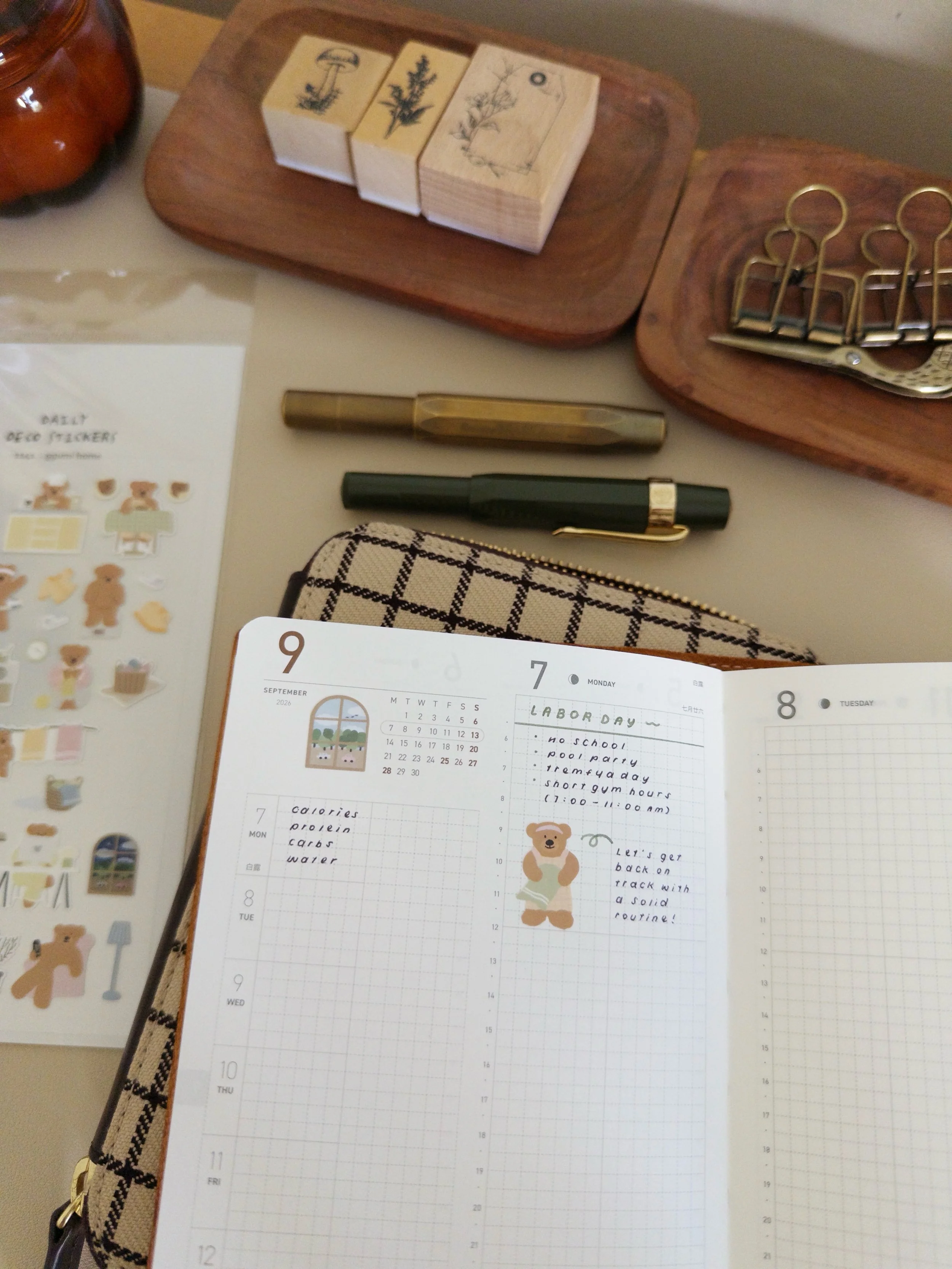 My routine slackened these last few weeks, and with Labor Day marking the end of summer, I&rsquo;m determined to refresh my routine! Let&rsquo;s do this 🫡

[planner setup, plan with me, take a note planner, handwriting, routine, habit, stickers]