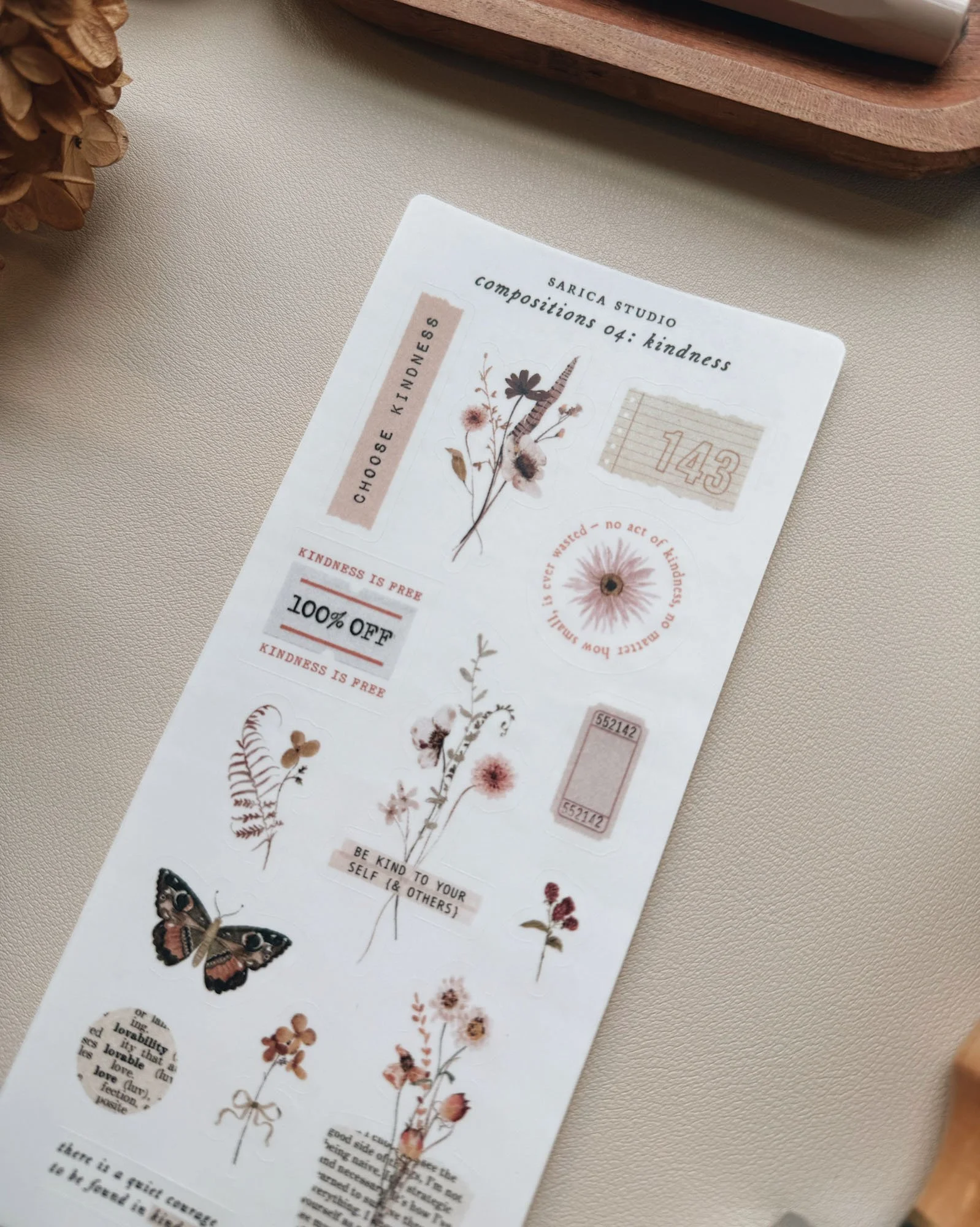 Productivity Planner Labels — Sarica Studio