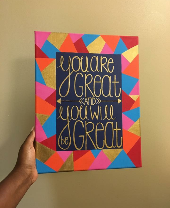 You Are Great and You Will Be Great 