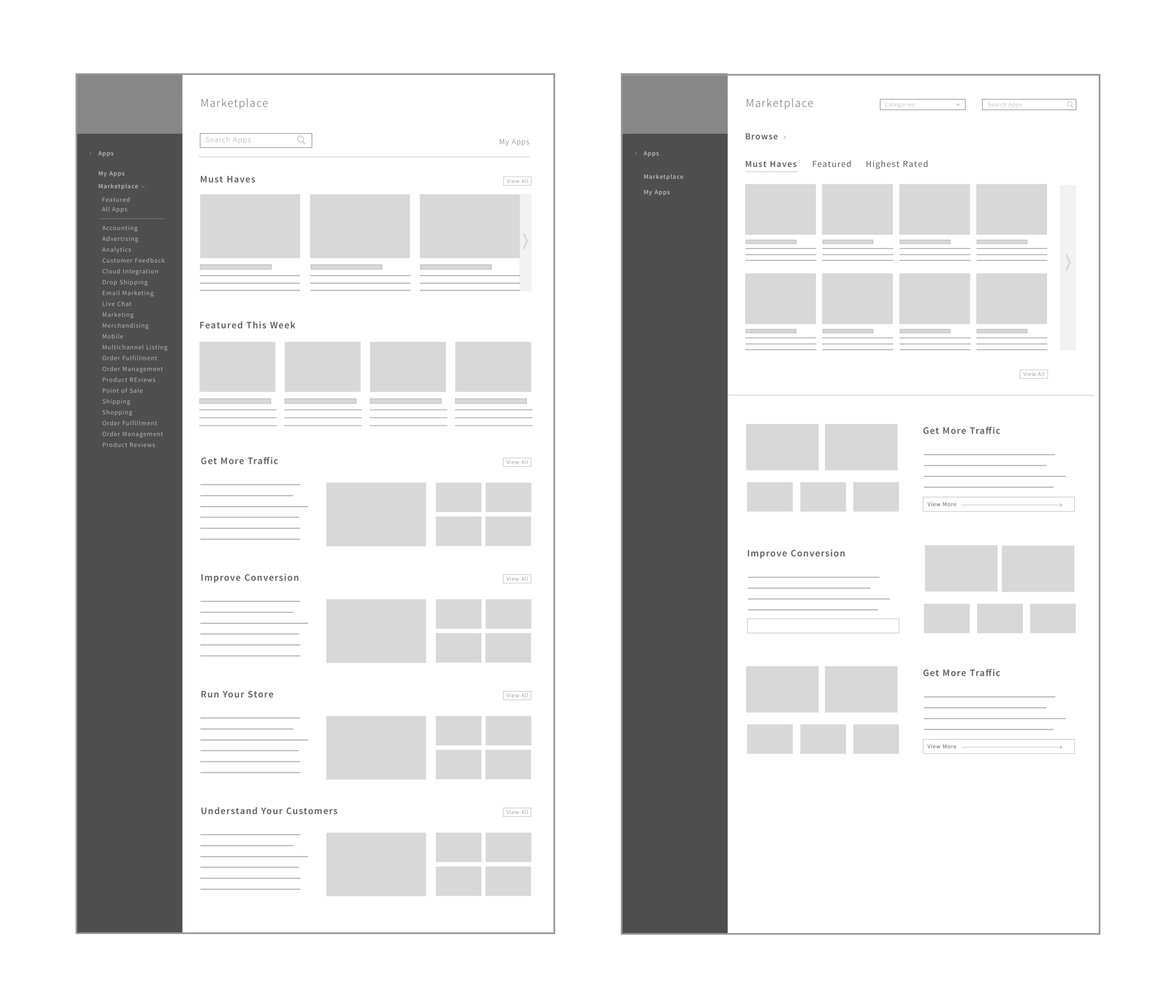 Landing Page Concepts