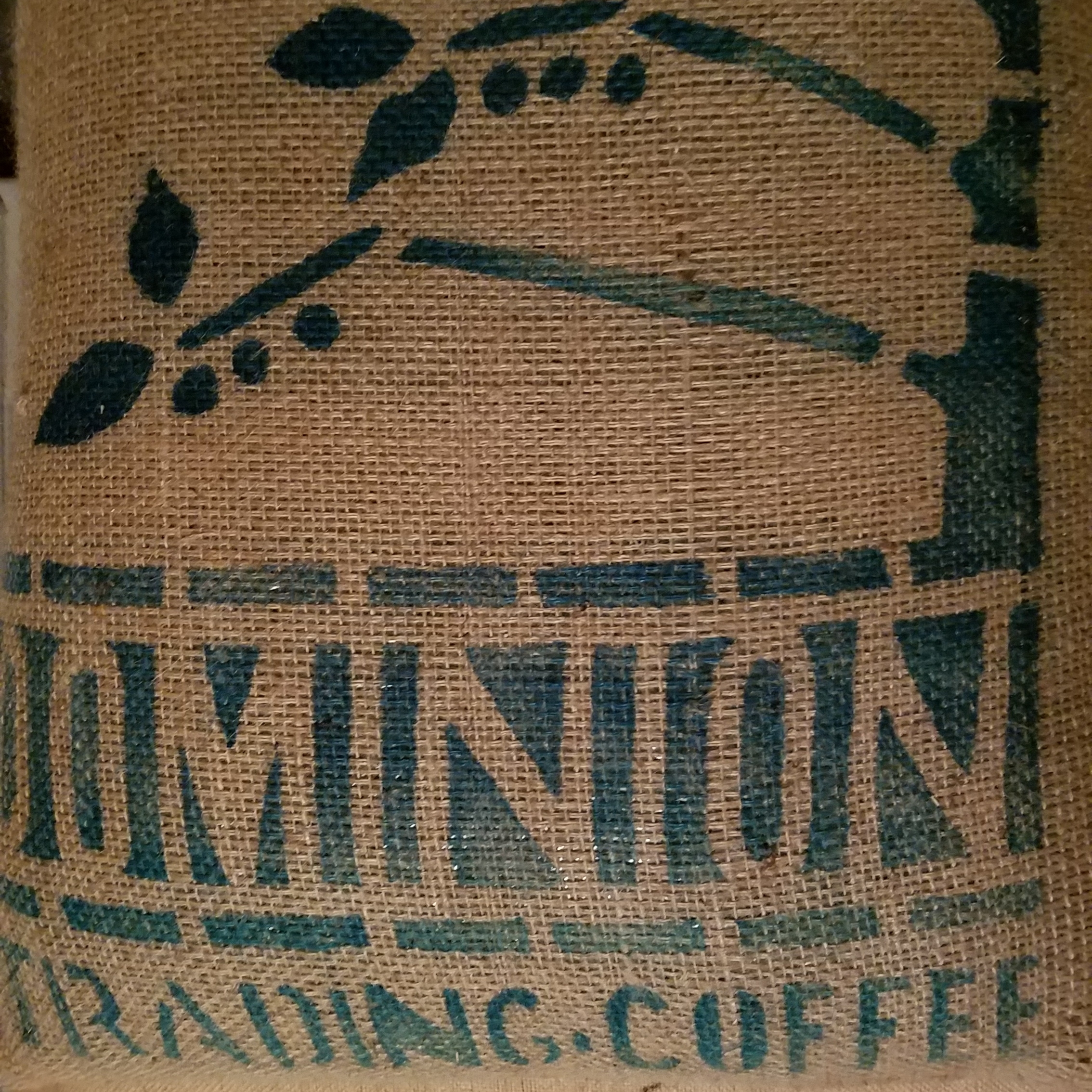 Burlap bag from Dominion Trading, LLC