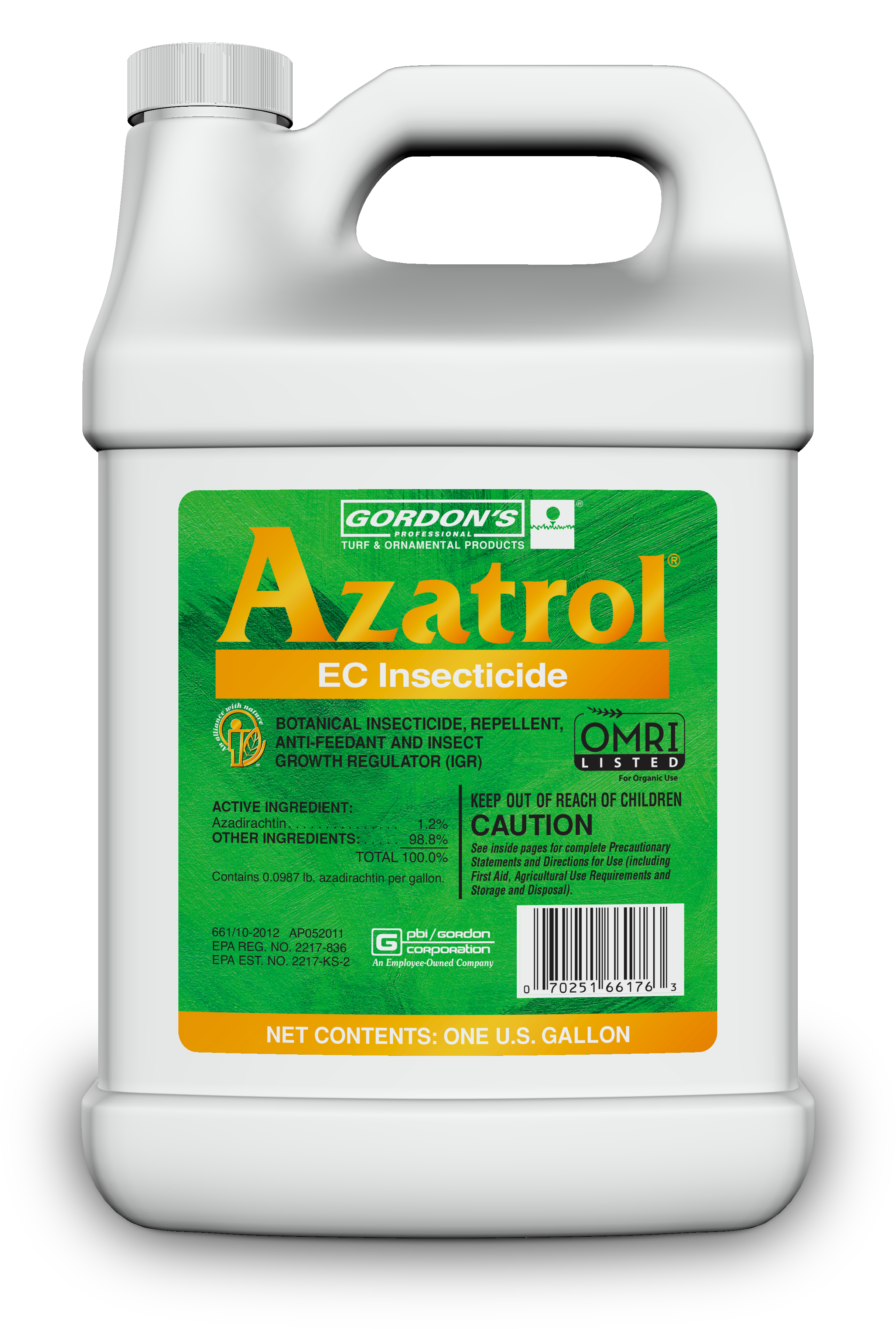 AZATROL TESTED POSITIVE FOR: permethrin, bifenthrin, cypermethrin, cyfluthrin, and chlorphyrifos
