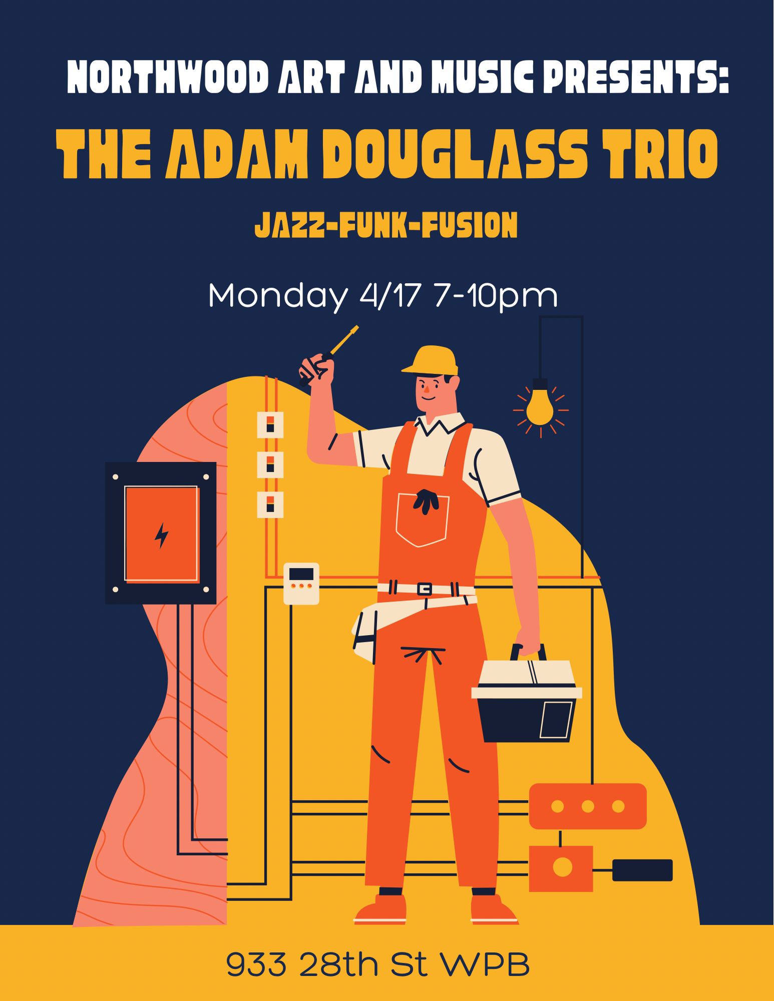 The Adam Douglass Trio - Northwood Art and Music Warehouse