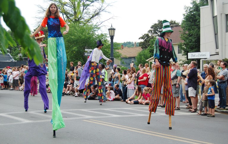 The annual Ithaca Festival Parade