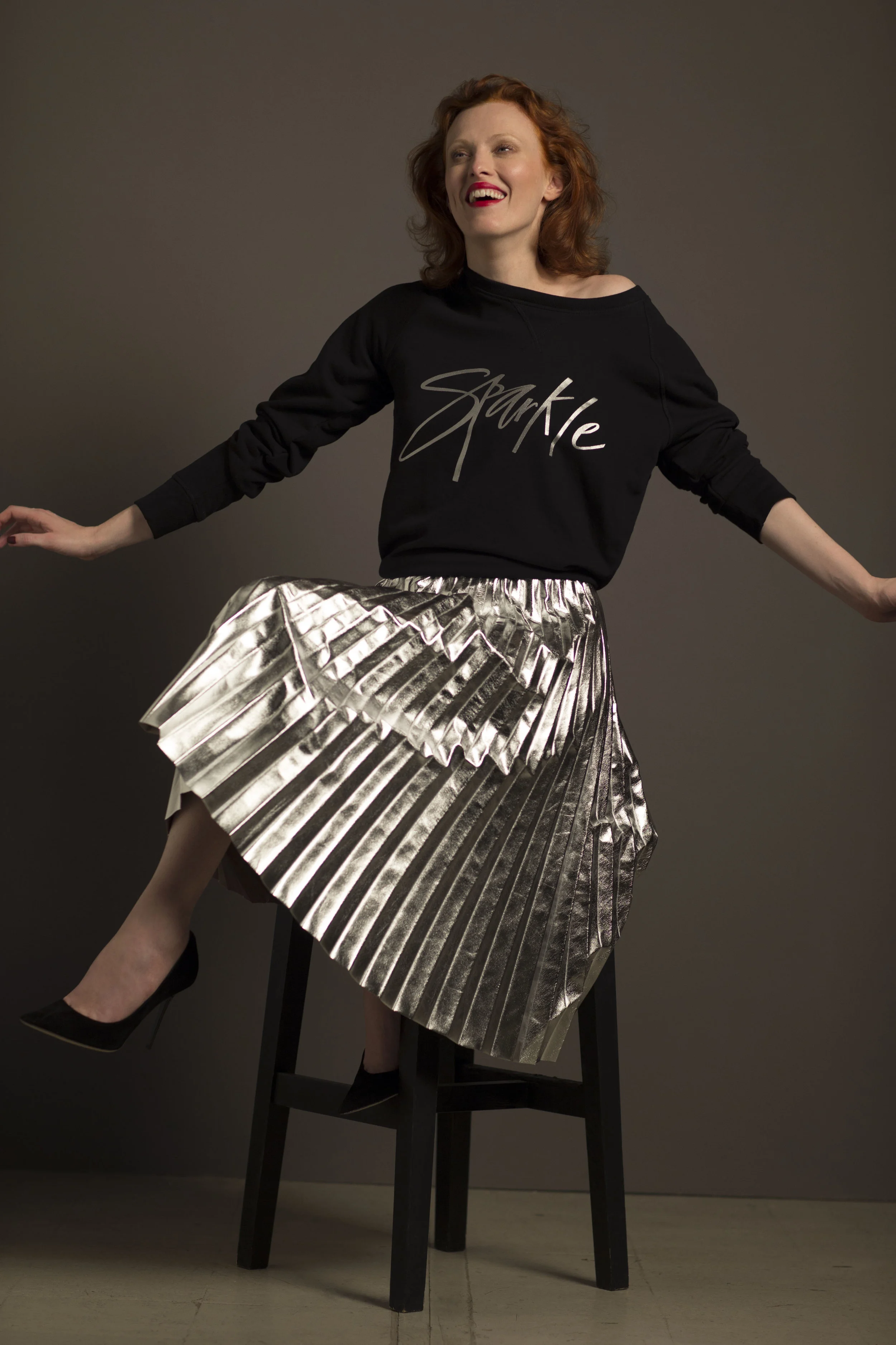 Karen Elson Lends Her Support To Christmas Jumper Day (Picture by Greg Williams)