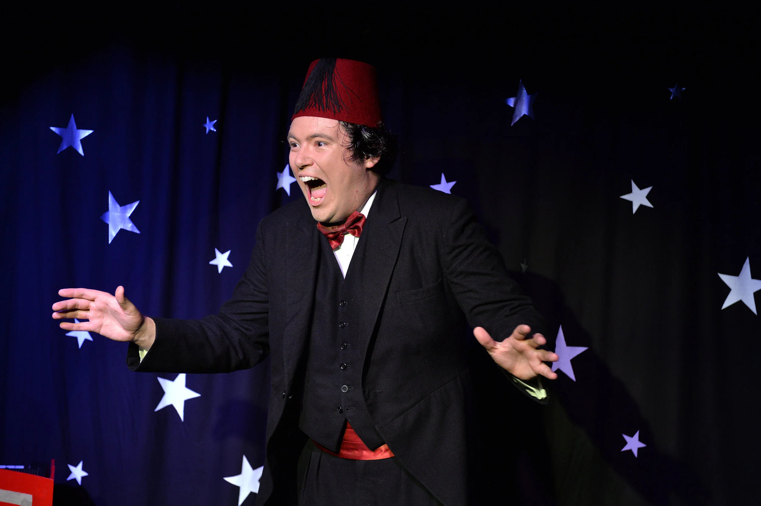 John Hewer as Tommy Cooper Photo: Steve Ullathorne