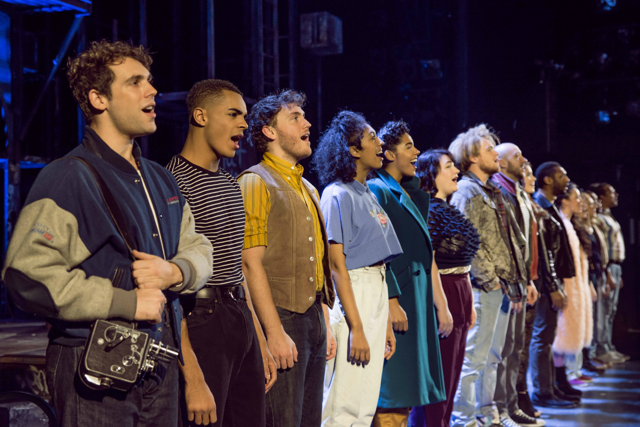 The cast of Rent: Photo by Matt Crockett