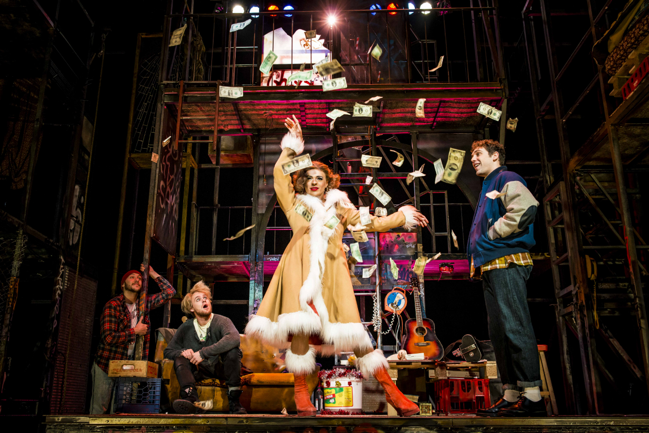 Layton Williams as Angel in Rent Picture: Matt Crockett