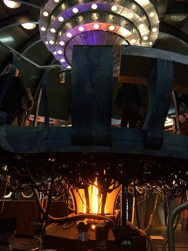 Another view of the TARDIS set at BBC Roath Lock studios, Cardiff