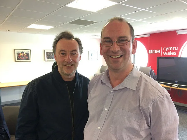 Andy Howells meets Jonathan Nefydd aka Colin Evans in Pobol y Cwm