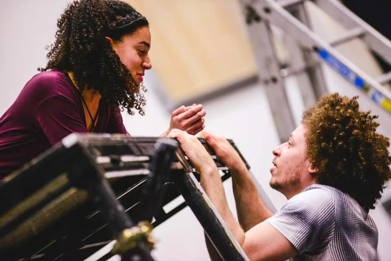 Connor Allen and Aamira Challenger in Omidaze Productions Romeo and Juliet. Picture: Kirsten McTernan
