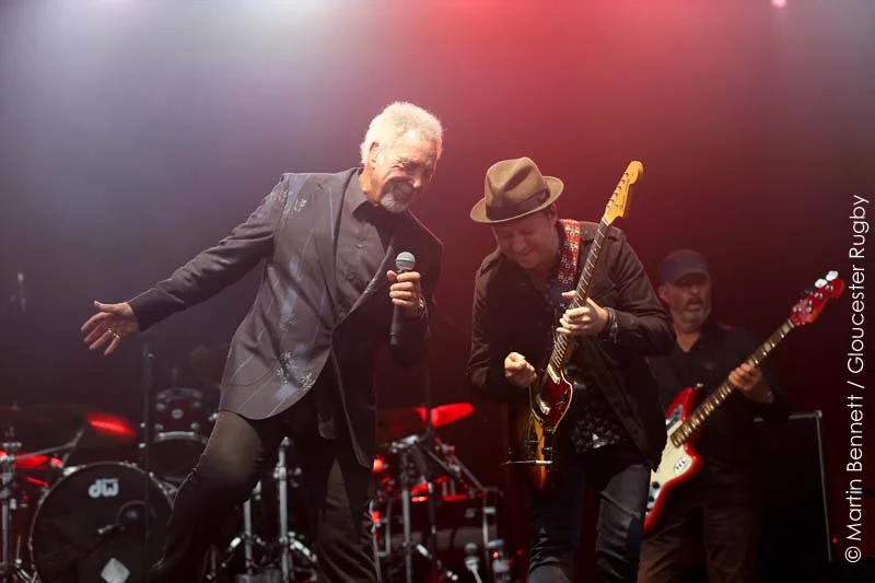 Sir Tom Jones Performed Several Hits Including It's Not Unusual At Kingsholm Stadium