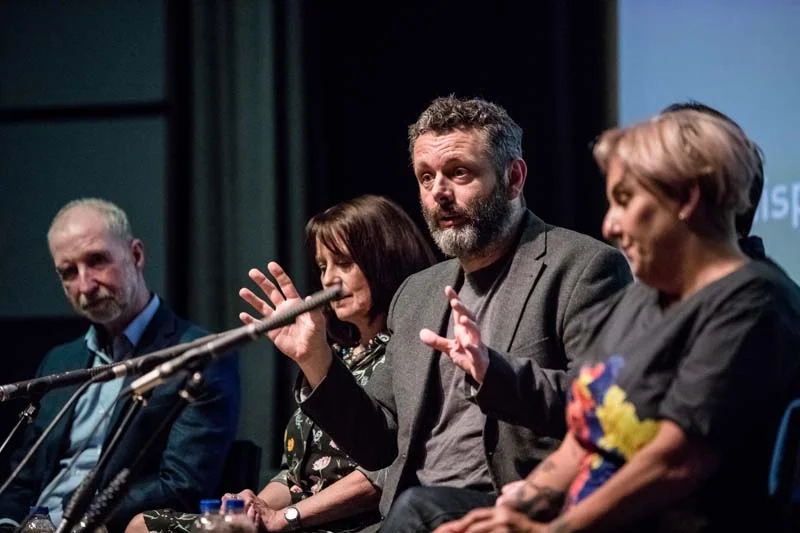 Michael Sheen at Chapter arts Centre, Cardiff Photo: Simon Ayre