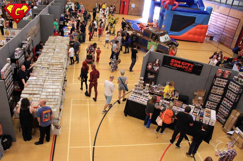 Stalls and traders taking part in last years Geekedfest 2016 event