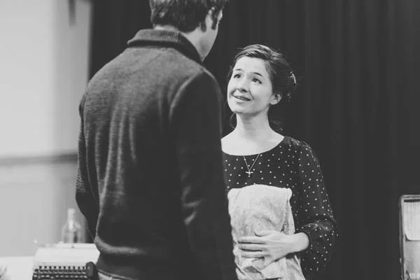 Nye and Jennie stars Gareth John Bale as Nye and Louise Collins as Jennie Picture: Simon Gough.