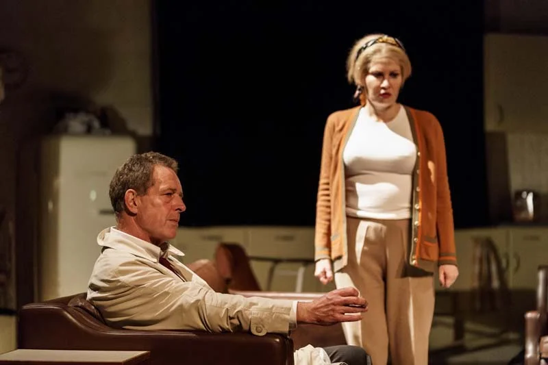 Karina Jones with Jack Ellis in Wait Until Dark which will play Cardiff's New Theatre.. Photo: Manuel Harlan.
