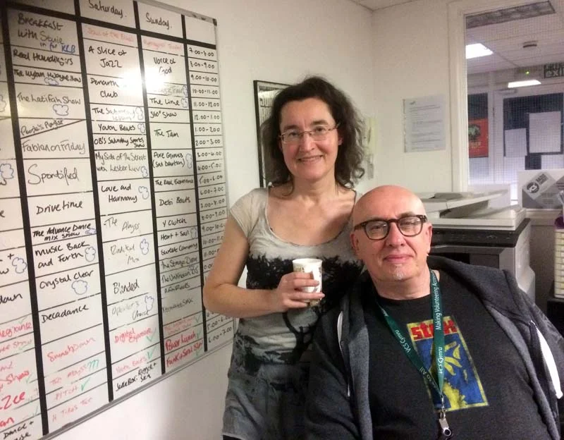 Radio Cardiff's Sweet Company presenters Rachel Lewis and Jeremy Rees