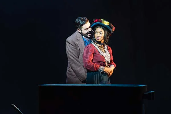 Noel Sullivan and Busisiwe Ngejane in Tiger Bay - The Musical at Wales Millennium Centre. Photo: Polly Thomas