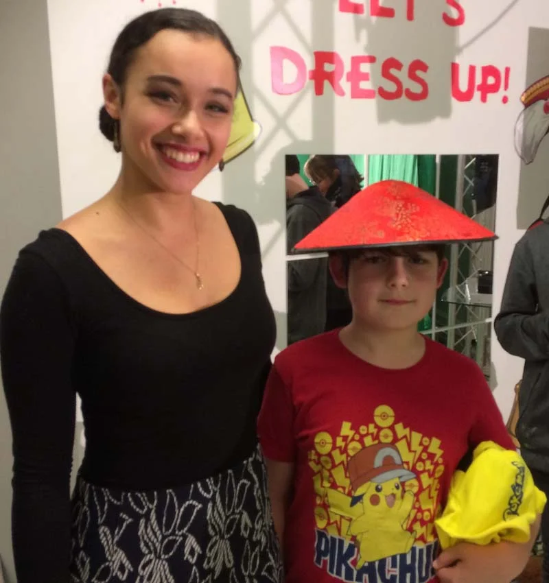 Meeting Aishah Numah (Wishee Washee) who stars in Newport Riverfront's 2017 Christmas pantomime, Aladdin.