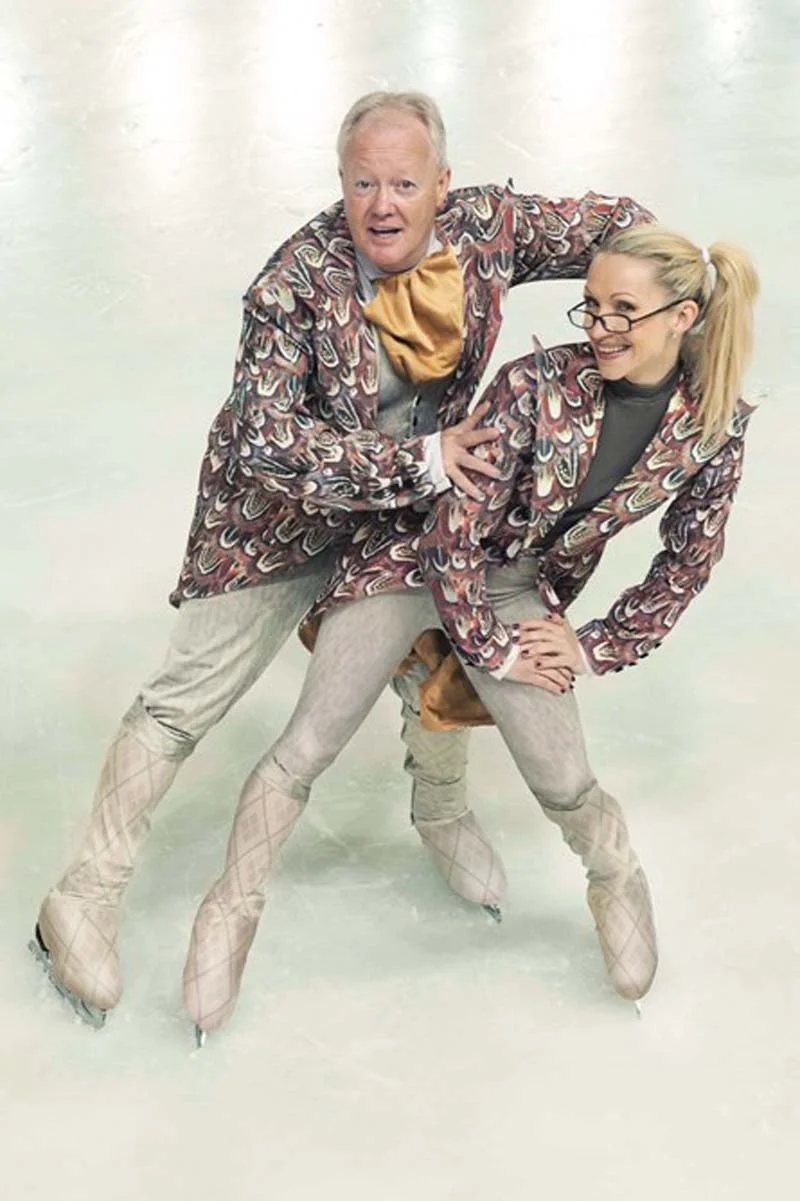 Keith Chegwin performing alongside Olga Sharutenko in The Imperial Ice Stars presentation of The Nutcracker on Ice.