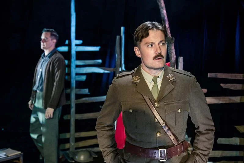Daniel Llewellyn-Williams and Iestyn Arwel toured in Flying Bridge Theatre Company's production of Not About Heroes.