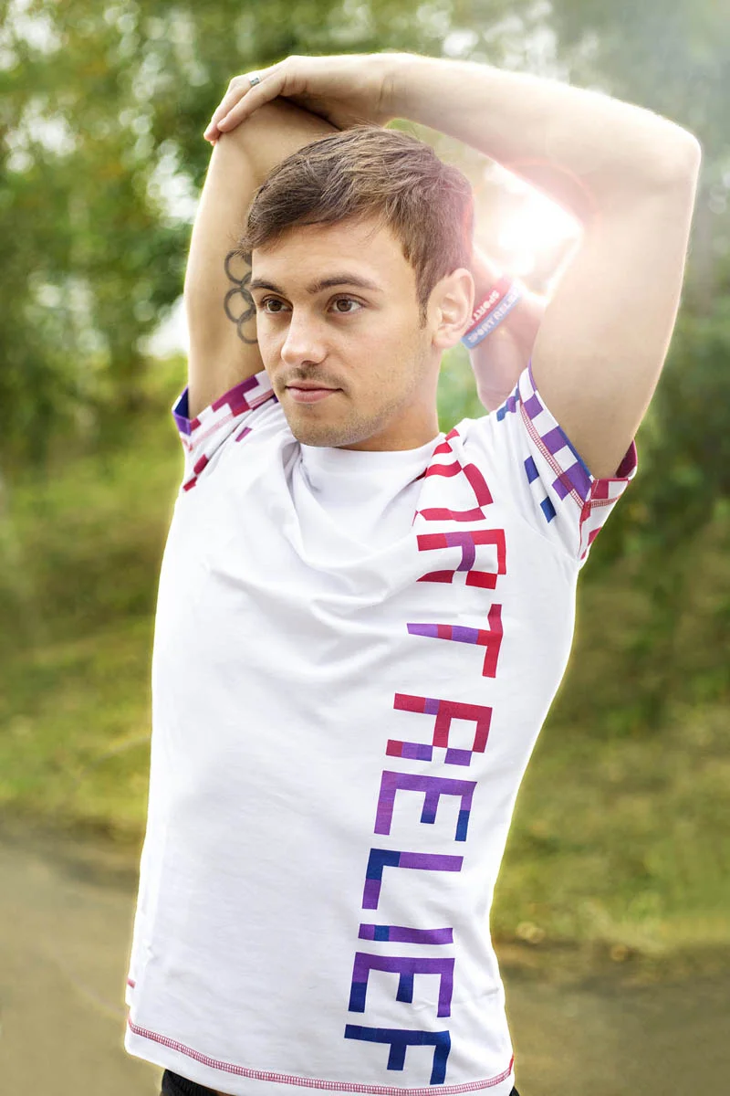 Tom Daley is urging the nation to download the new Sport Relief App and get behind its brand new Billion Steps Challenge to the Great British Public. Photo: Lucille Flood