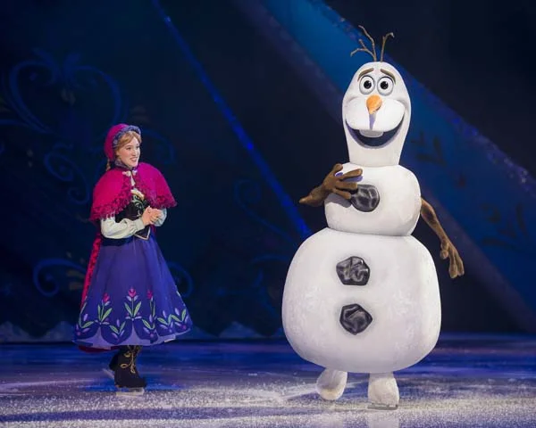 Characters from Frozen come to life in Disney on Ice's 2018 extravaganza, World's of Enchantment., coming to Cardiff Motorpoint Arena in April, 2018.