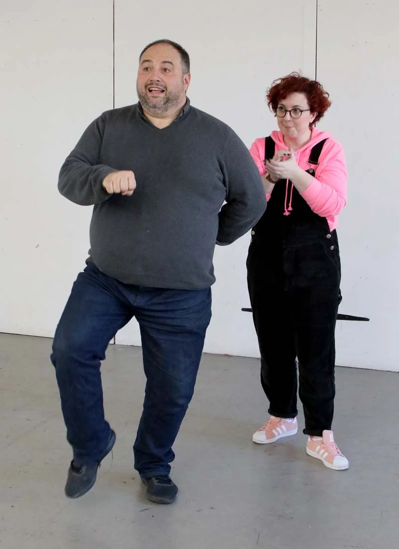 Wynne Evans in rehearsals for Monty Python's Spamalot at Wales Millennium Centre, which runs from April 20-24, 2018.