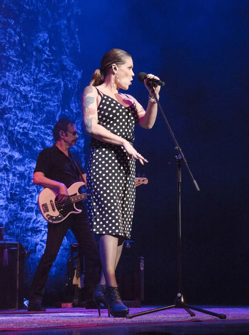 Beth Hart performing live at Cardiff's St David's Hall, Photograph: Liz Aitken